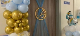 تجهيز بالونات المولود الجديد