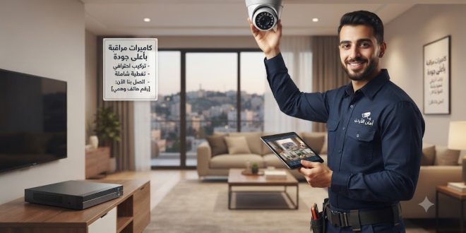 تركيب كاميرات مراقبة في الأردن