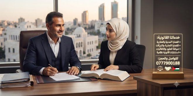 شريكك القانوني الموثوق لحماية أعمالك ونزاعاتك.. خدمات المحاماة النظامية الشاملة في الأردن