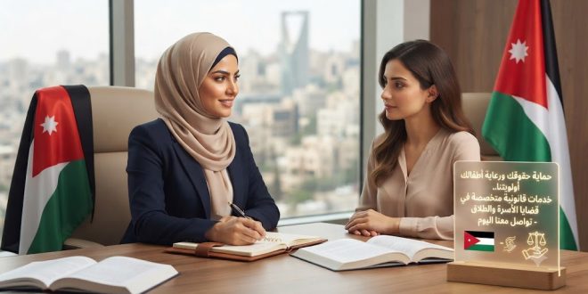 حقوقكِ أولويتنا.. خبرة قانونية لحل قضايا الطلاق، النفقة، والحضانة في الأردن